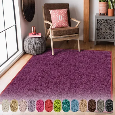 Zdjęcie produktu dla Dywan Shaggy na wymiar Barcelona Berry 114 300x500 cm