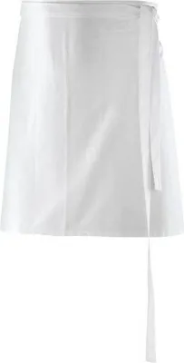 Produktbild von Vorbinder, Schürze, ohne Tasche, B 80 x L 45 cm : weiß : 100% Baumwolle 230 g/m² (15)