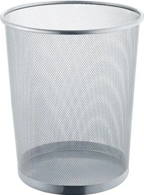 Zdjęcie produktu dla helit H2518500 Papierkorb Mesh aus Drahtmetall 15 Liter silber