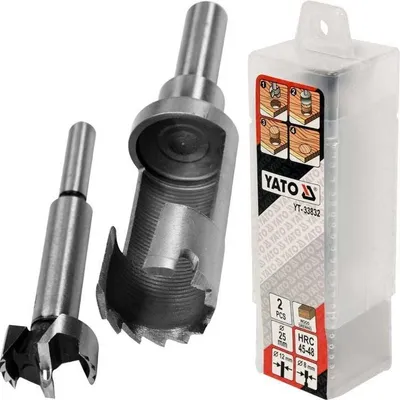 Produktbild von YATO Zapfenbohrer Set YT-33832 für Holz 25mm 2 Stück