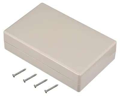 Obrázok produktu pre Elektronická rozvodná skrinka, plastová - 125 x 80 x 32,5 mm - biela