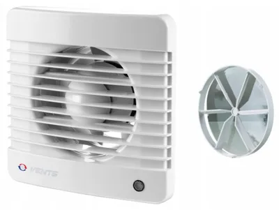 Produktbild von Badlüfter - Axialventilator - Für Badezimmer - Ø 125 mm - 185 m³/h Luftleistung - Mit Rückschlagklappe