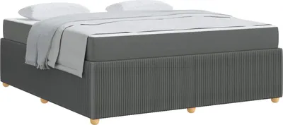 Immagine prodotto di Struttura del letto Grigio scuro 180 x 200 cm Tessuto