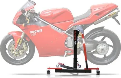 Image de Béquille centrale CS Power Evo pour Ducati 916 94-98 rouge