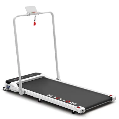 Produktbild von BLACK LORD Faltbares Walking Pad Laufband, 2 in 1 Elektro Home Office Laufband für Joggen und Laufen, Neigung, 3.2HP/2.2HP Fitnessgerät,SL9-H Weiß