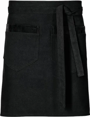 Produktbild von Vorbinder Canvas, mit Taschen und Schlaufen, B80 x L45cm, Fb. schwarz : 100% Baumwolle 16oz. : schwarz