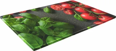 Zdjęcie produktu dla SZKLANA DESKA KUCHENNA 30x20 391a Pomidory bazylia