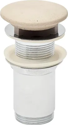 Produktbild von SAT Ablaufgarnitur Schaftventil 5/4" für Waschbecken ohne Überlauf, sandfarben