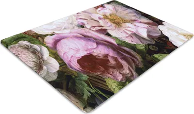 Produktbild von Stuhlunterlage Bürostuhlunterlage 120 cm x 90 cm Bodenmatte Bürostuhlunterlage - Garten der Rosen
