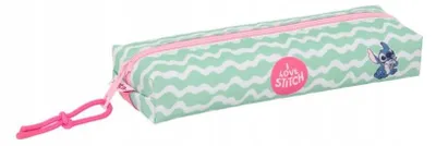 Imagen del producto de Estuche Lilo a Stitch, color rosa pastel, 22 x 4 x 7 cm