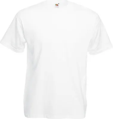 Produktbild von Fruit of the Loom - Valueweight T - White - 5XL