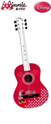 Produktbild von Reig Musicales 75 Cm Minnie Holzgitarre Rot Rot One Size