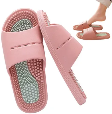 Produktbild von Minicee Massageslippers Damen – Acupressur, Antislip, Leicht, Fußschmerzlinderung, 40-41
