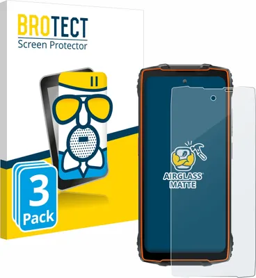 Produktbild von 3x BROTECT Entspiegelungs Schutzglas für Blackview BV8200 Schutzfolie Panzer Folie Glas Display Schutz matt