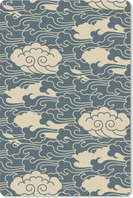 Produktbild von MuchoWow® Mauspad Mousepad Design - Norwegisch - Wolken 18x27 cm - Mousepads - Maus Mat - Pad - Mausunterlage