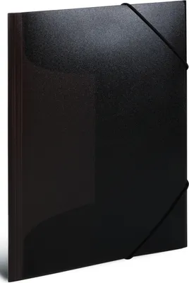 Produktbild von Sammelmappe A3 PP transluzent schwarz Packung mit 3 Stück