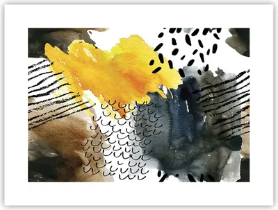 Produktbild von Poster - Poster ohne Rahmen - Abstraktion Muster Flecken - 40x30 cm - Wand Bild - Wanddeko - Wandbilder - Kunstposter - Wandposter - Bilder - Kunstdruck - Wanddekoration - Wandbild - P2XAA40x30-4282