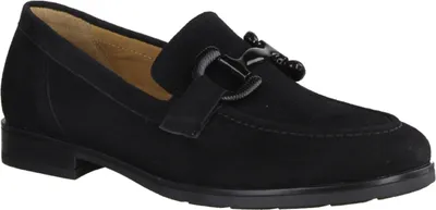 Produktbild von Gabor Comfort 32422-47 Damenschuhe, Slipper, Leder, Schwarz, Wechselfußbett - Damenschuhe Bequeme Ballerina / Slipper, Schwarz, leder (samtchevreau), absatzhöhe: 15 mm