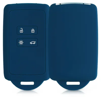Produktbild von kwmobile Schlüsselhülle für Renault 4-Tasten Smartkey Autoschlüssel (nur Keyless Go) Hülle - Autoschlüssel Schlüssel Hülle aus Silikon -