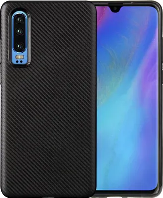 Immagine prodotto di Huawei P30 custodia del telefono cellulare copertura in silicone copertura protettiva custodia colori carbonio