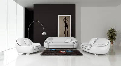 Produktbild von Ledersofa Couch Sofagarnitur 3+2 Sitzer Garnituren Design Modern Sofa Designer