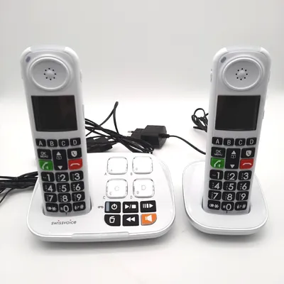 Produktbild von swissvoice Xtra 2355 Duo telefon bezprzewodowy z dużymi przyciskami DECT z (91,12)