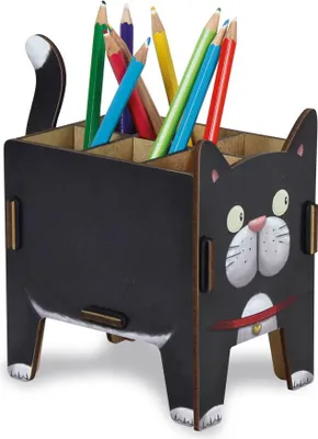 Produktbild von Werkhaus Vierbeiner Stiftebox Katze