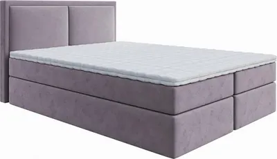 Produktbild von Bett Boxspringbett BRUNERO , TOPPER VISCO ,mit Bettkästen - Doppelbett, Stauraum, Schlafzimmer, Polsterbett, Bettgestell (140x200, Rosa - ITAKA 38)