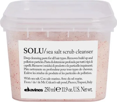 Obrázek produktu pro Davines Peeling Essential Haircare Solu Sea Salt Scrub Cleanser - čisticí přípravek s mořskou solí