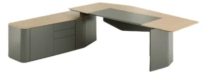 Produktbild von Eckschreibtisch Luxus Chefschreibtisch Tisch Designer Einrichtung Moderne Tische