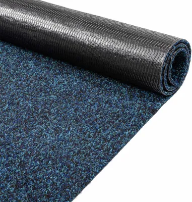 Produktbild von Teppichläufer POET Läufer Sauberlaufmatte Fußmatte Flurläufer 100x140cm Meliert Blau