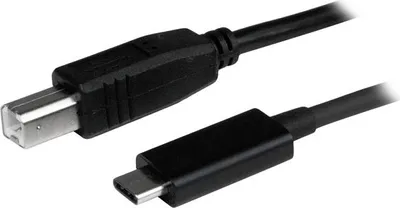 Produktbild von StarTech.com USB-C zu USB-B Kabel 1m, USB 2.0, Schwarz