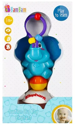 Produktbild von Elefant Babyspielzeug mit Saugnapf