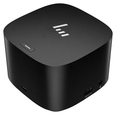 Productafbeelding van HP 120W Thunderbolt G4 dockingstation, Kabel, Thunderbolt 4, Zwart, Kensington-slot, Geproduceerd in China, Thailand en Taiwan, Voor zakelijk gebruik