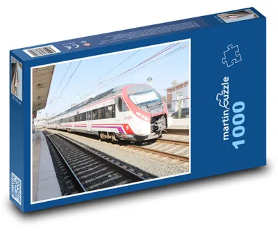 Zdjęcie produktu dla Puzzle 1000 Pociąg na stacji w Kadyksie - martinpuzzle