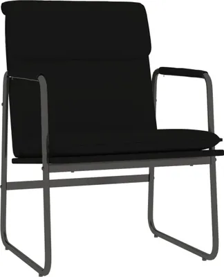 Obrázek produktu pro vidaXL Lounge Chair Black 55x64x80 cm Imitace kůže