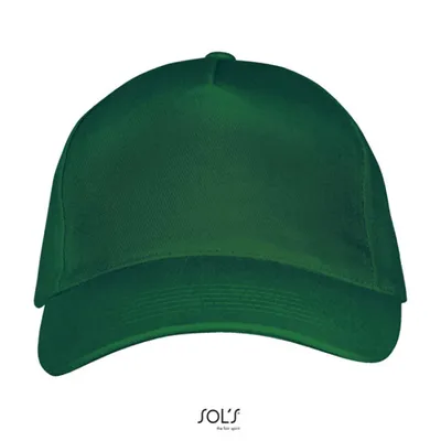 Produktbild von SOLs 00594 | Five Panels Cap Long Beach / Verstellbarer Metallverschluss - Farbe: Bottle Green - Größe: One Size