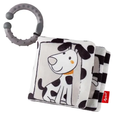 Immagine prodotto di sigikid Dotson Stoffbuch Dalmatiner, Greifling, Plüschbuch, Spielzeug, Polyester, 43598