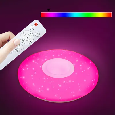 Obrázek produktu pro Jiubiaz 36W LED stropní světlo dálkové ovládání Starry Sky stropní lampa Bluetooth Music