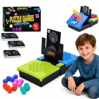 Produktbild von Woopie Iq Logikspiel, strategisches Gehirntraining, Kopf-an-Kopf-Zeitmusterlösung