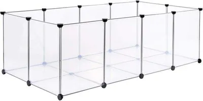 Produktbild von Famanu Freilaufgehege für Kleintiere, erweiterbar, 145 x 74 x 47 cm