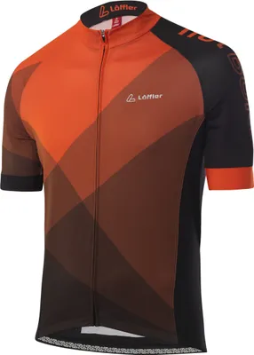 Produktbild von Loeffler Radfahren Shirt kurze Ärmel M Bike Jersey FZ Hotbond - Orange