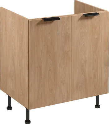 Produktbild von Spülenunterschrank 80 cm küchenmöbel Küchenschrank, Sorento D80Z Sonoma Eiche
