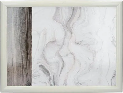 Image de Plateau de service en bois 44 x 34 cm