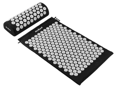 Obrázok produktu pre Akupresúrový koberec s vankúšikom, Rebel Active, 72x42cm, 210 rozet, 54 roziet na vankúšiku, sivý