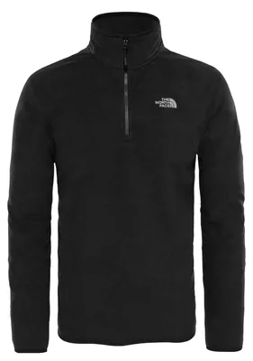 Produktbild von The North Face - "Glacier" Sweatshirt für Herren, mit kurzem Reißverschluss, Fleece GT21494 (XXL) (Schwarz)