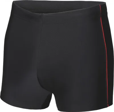 Produktbild von Ladeheid Herren Badehose Badeshorts Beachshorts Schwimmhose LA40-168 (173-Schwarz/Rot, XXL)