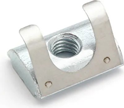 Produktbild von Nutenstein mit Feder B-Typ Nut 8, Gewindedurchmesser M5