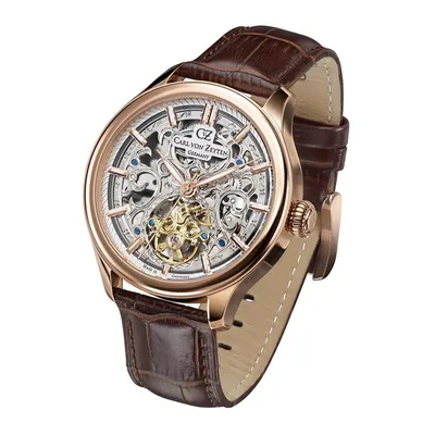 Produktbild von Carl von Zeyten CVZ0014RSLS St. Georgen Automatik Herrenuhr 46mm 3ATM