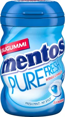 Produktbild von mentos PURE FRESH MINT Kaugummis 35 Dragees